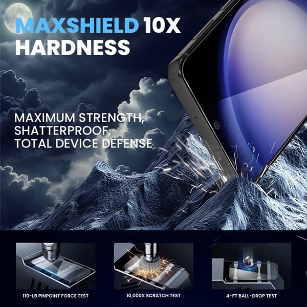 1-Pack Samsung S23 Plus 5G Skärmskydd & 1-Pack linsskydd - Härdat Glas 9H - Super kvalitet 3D