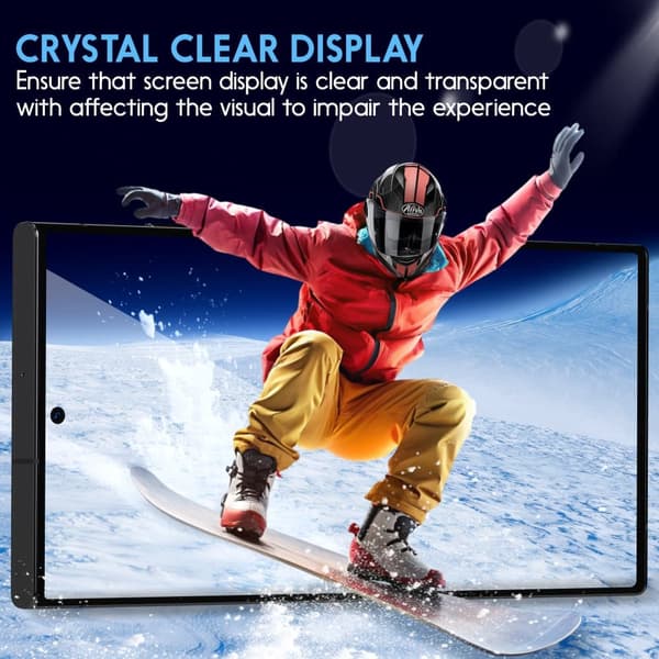 2-Pack Samsung S23 Ultra 5G Skärmskydd & 1-Pack linsskydd - Härdat Glas 9H - Super kvalitet 3D