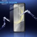 Miniatyrbild 6 av 7: 1-Pack Samsung S24 5G Skärmskydd & 1-Pack linsskydd - Härdat Glas 9H - Super kvalitet 3D