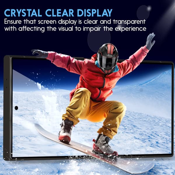 2-Pack Samsung S24 Ultra Skärmskydd & 1-Pack linsskydd - Härdat Glas 9H - Super kvalitet 3D