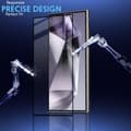 Miniatyrbild 6 av 7: 1-Pack Samsung S24 Ultra 5G Skärmskydd & 1-Pack linsskydd - Härdat Glas 9H - Super kvalitet 3D