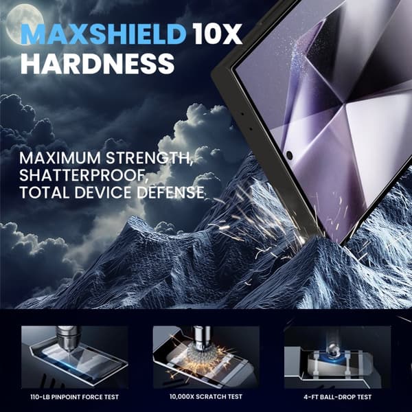 2-Pack Samsung S24 Ultra 5G Skärmskydd & 2-Pack linsskydd - Härdat Glas 9H - Super kvalitet 3D