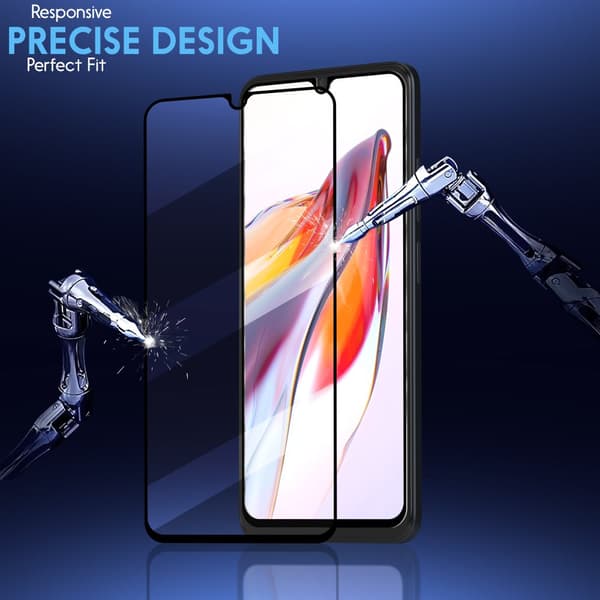 2-Pack Xiaomi Redmi 12C 5G Skärmskydd & 2-Pack linsskydd - Härdat Glas 9H - Super kvalitet 3D