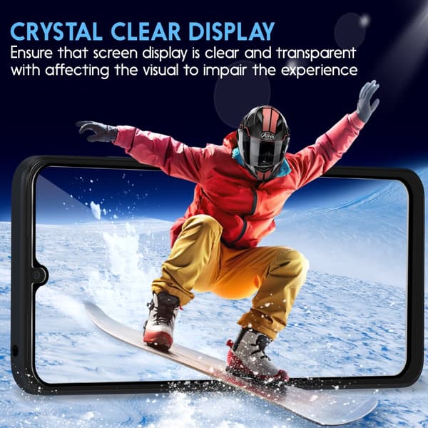 2-Pack Xiaomi Redmi 12C 5G Skärmskydd & 2-Pack linsskydd - Härdat Glas 9H - Super kvalitet 3D