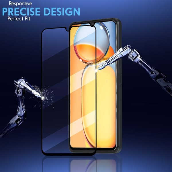 2-Pack Xiaomi Redmi 13C Skärmskydd & 2-Pack linsskydd - Härdat Glas 9H - Super kvalitet 3D