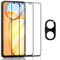 Miniatyrbild 1 av 7: 2-Pack Xiaomi Redmi 13C 5G Skärmskydd & 1-Pack linsskydd - Härdat Glas 9H - Super kvalitet 3D