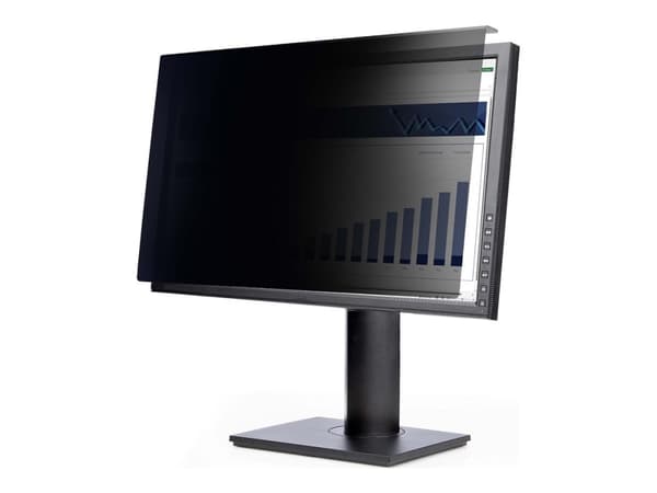 StarTech.com 23.8-inch 16:9 Monitor Privacy Screen, Hanging Filter/Shield - Personvernfilter for skjerm - 2-veis - avtakbar - pluggbar - 23,8" bredde Sort