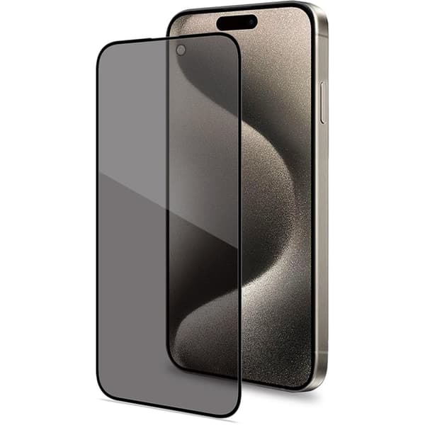 Privacy Screen Protector iPhone 16 Plus i hærdet glas