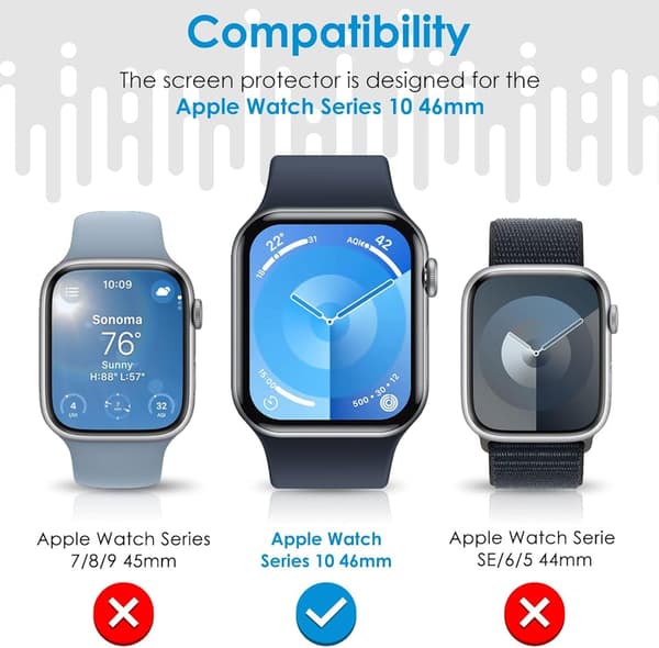 Apple Watch 10 Skærmbeskyttelse 46 MM