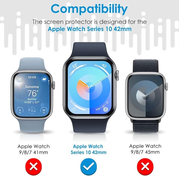 Apple Watch 10 Skjermbeskytter 42 MM