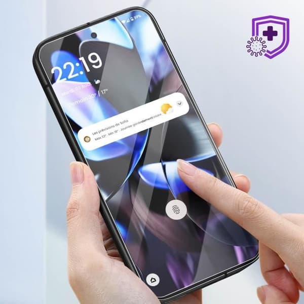 Härdat glas - FORCE GLASS - Google Pixel 9/9 Pro - Resistant 9H+ - 2.5D-skydd - Anti-explosion