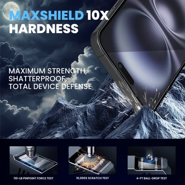 1-Pack Iphone 16 Skärmskydd - Härdat Glas 9H - Super kvalitet 3D