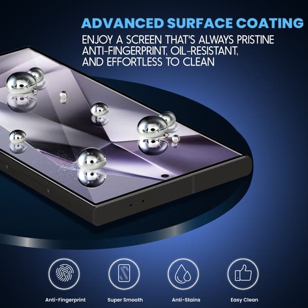 1-Pack Samsung S24 Ultra Skärmskydd - Härdat Glas 9H - Super kvalitet 3D