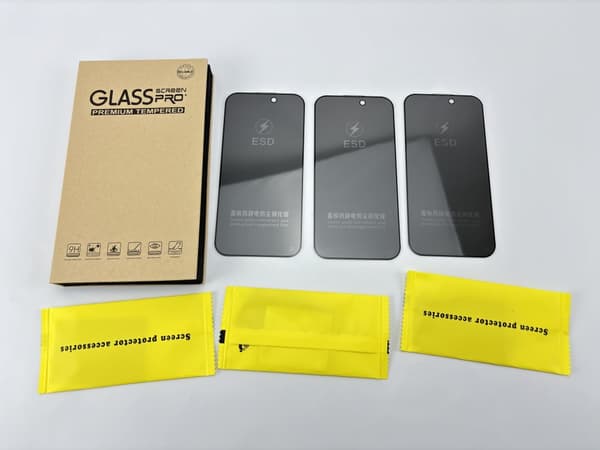 INF 3-Pack Privacy Screen Protector for iPhone - Herdet glass iPhone 15