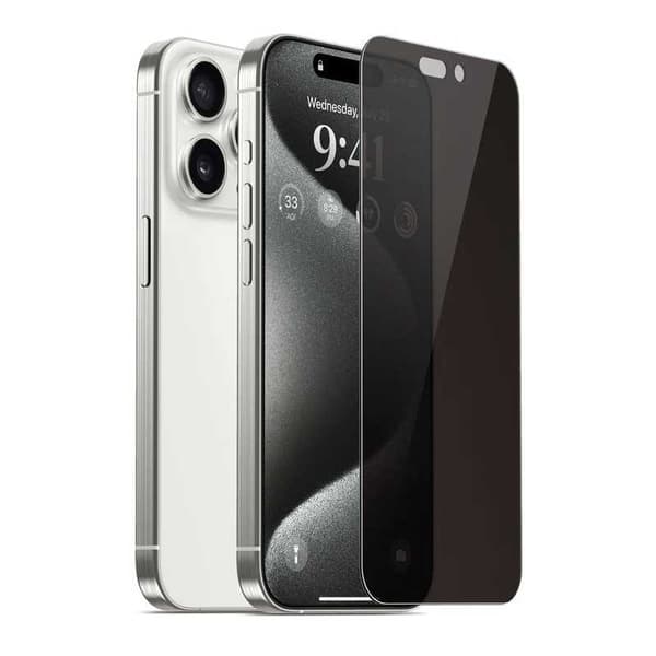 iPhone 16 Privacy Härdat glas 0.26mm 2.5D 9H