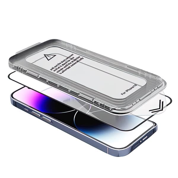 INF Krystallklart deksel med skjermbeskytter for iPhone (2-pack) iPhone 16 Pro Max