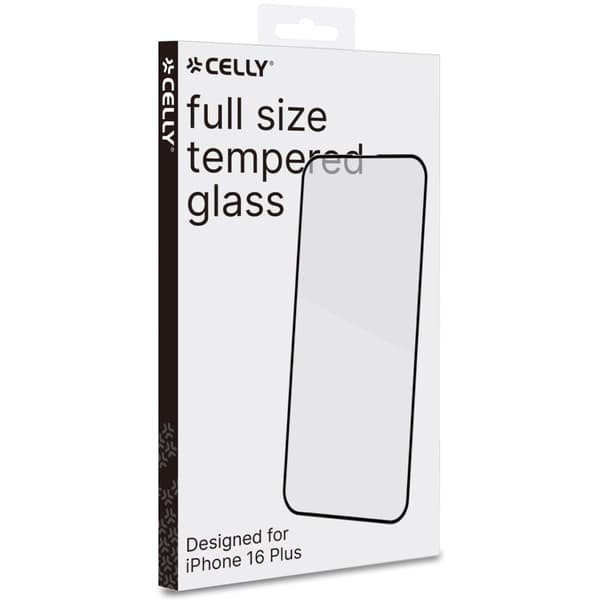 Fuldt glas skærmbeskytter iPhone 16 Plus i hærdet glas