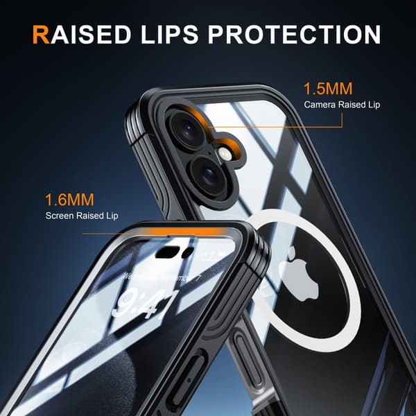 INF Beskyttende deksel til iPhone 16-serien iPhone 16 Pro Max