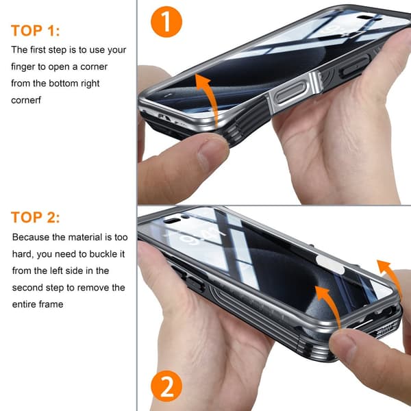 INF Beskyttende deksel til iPhone 16-serien iPhone 16 Pro Max