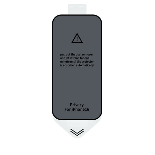 INF Privacy Screen Protector med installasjonssett for iPhone iPhone 16