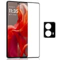 Miniatyrbild 1 av 7: 1-Pack Motorola G85 Skärmskydd & 1-Pack linsskydd - Härdat Glas 9H - Super kvalitet 3D