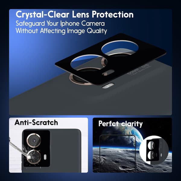 2-Pack Motorola G85 Skärmskydd & 2-Pack linsskydd - Härdat Glas 9H - Super kvalitet 3D