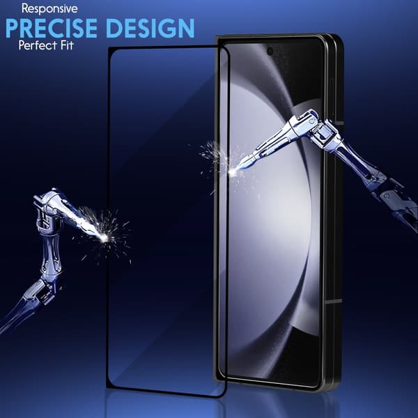 1-Pack Samsung Z Fold 5 Skärmskydd - Härdat Glas 9H - Super kvalitet 3D