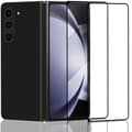 Miniatyrbild 1 av 6: 2-Pack Samsung Z Fold 5 Skärmskydd - Härdat Glas 9H - Super kvalitet 3D
