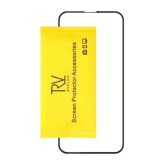 Skärmskydd iPhone 16 Pro Max 3D Härdat Glas - Svart
