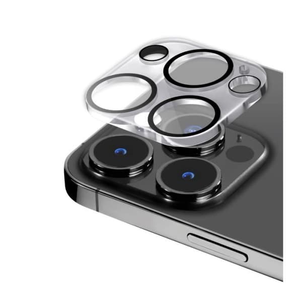 Kameraskydd - Jaym - iPhone 14 - 14 Plus - Härdat Glas 9H - Transparent - Repåskyddande