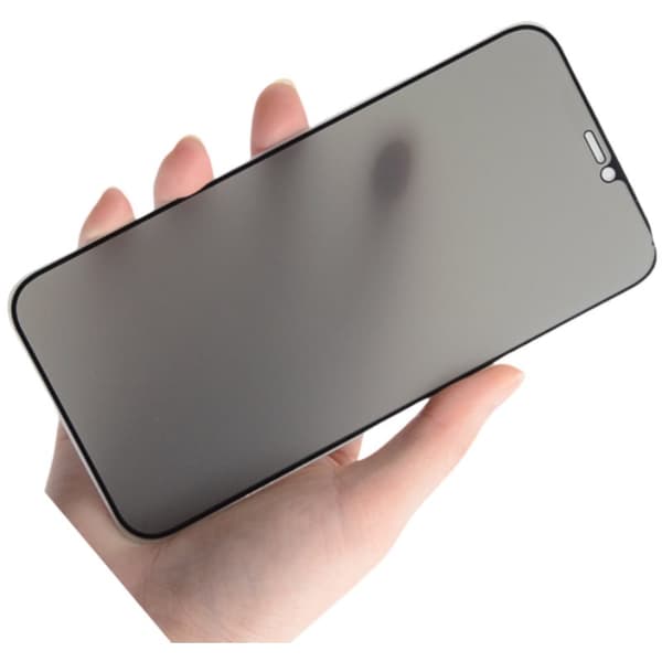 INF iPhone Anti-Spy Skærmbeskytter - Aluminiumslegering hærdet glas iPhone 16 Plus