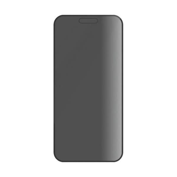 iPhone 16 Pro UWF Skärmskydd med Sekretessfilter Panzer Glas Transparent Svart