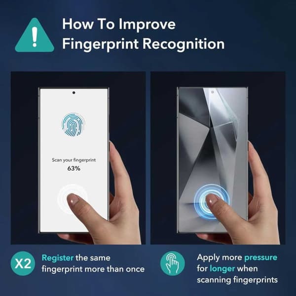 Samsung Galaxy S24 Ultra Skärmskydd Härdat Glas 9H 3D