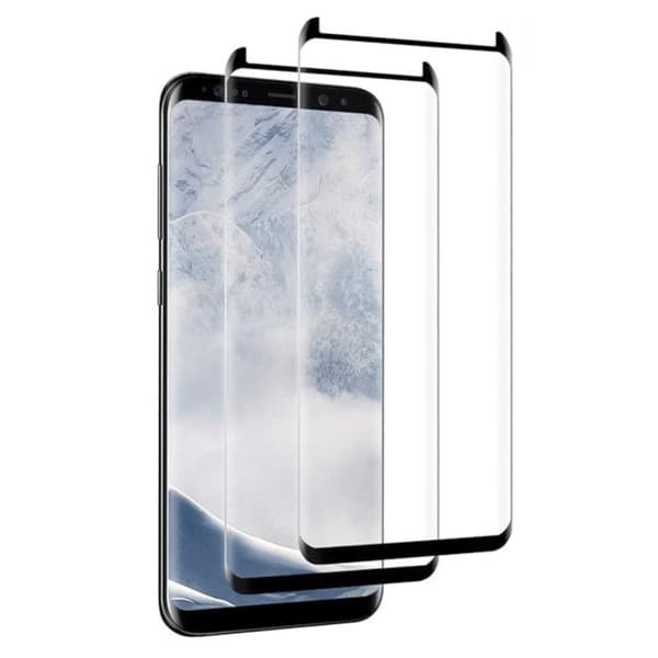 2-Pack Samsung Galaxy S8 Plus Skärmskydd Härdat Glas 9H 3D