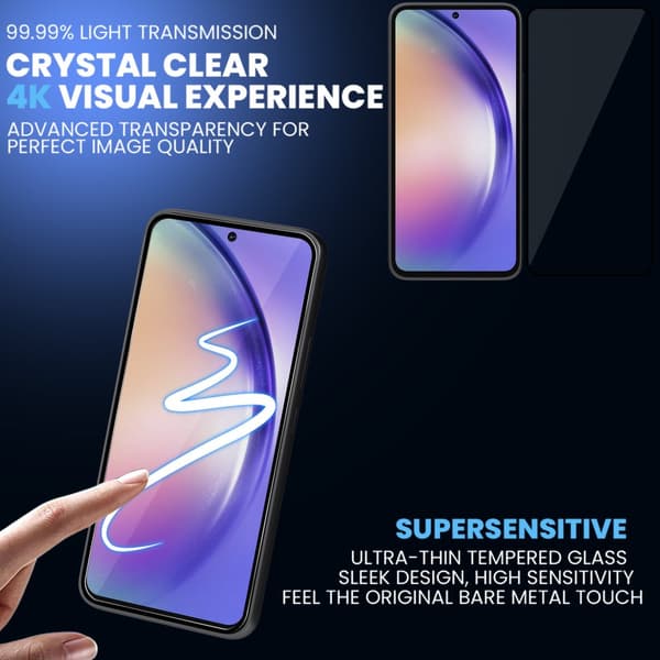 1-Pack Samsung A54 Skärmskydd - Härdat Glas 9H - Super kvalitet 3D
