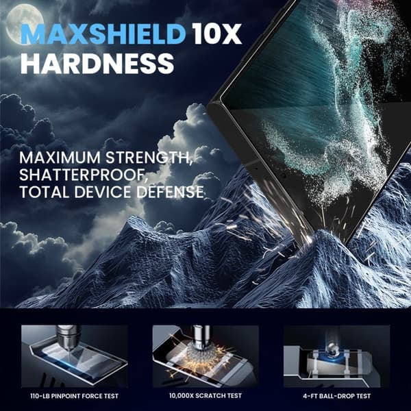 1-Pack Samsung S22 Ultra Skärmskydd - Härdat Glas 9H - Super kvalitet 3D
