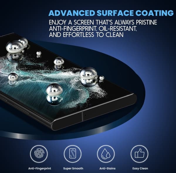 2-Pack Samsung S22 Ultra Skärmskydd - Härdat Glas 9H - Super kvalitet 3D