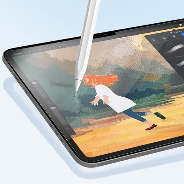 Film för iPad Pro 11 2024 Papperseffekt Anti-repa Anti-fingeravtryck 4smarts Transparent