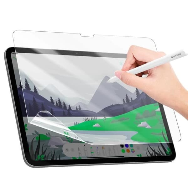 Film för iPad Pro 11 2024 Papperseffekt Anti-repa Anti-fingeravtryck 4smarts Transparent