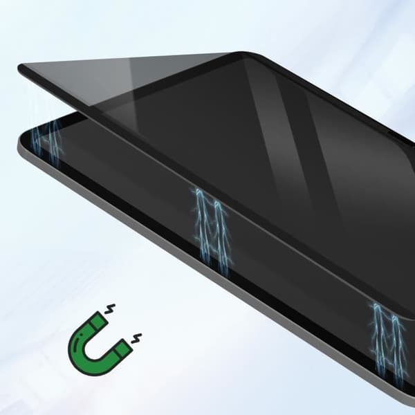 Skärmskydd - 4smarts - iPad Air 11 2024 - Antispy - Repellerande - Magnetisk