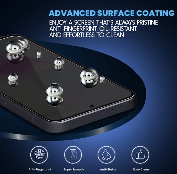 1-Pack Samsung A35 privacy Skärmskydd - Härdat Glas 9H - Super kvalitet 3D