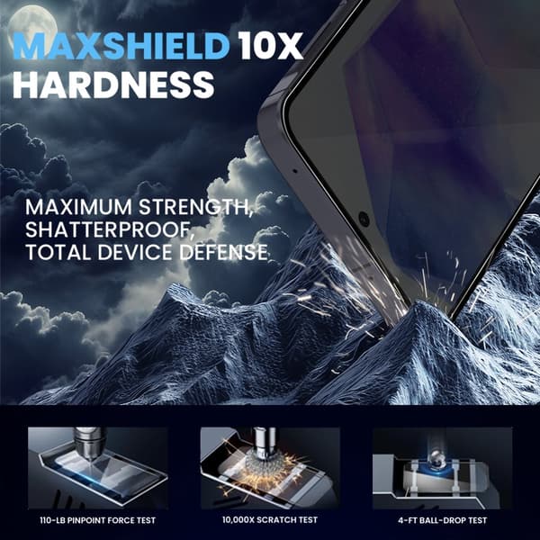 2-Pack Samsung A55 privacy Skärmskydd - Härdat Glas 9H - Super kvalitet 3D
