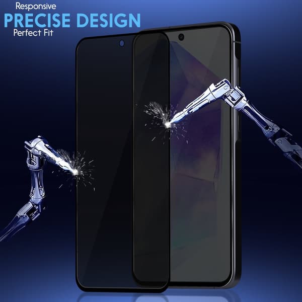 2-Pack Samsung A55 privacy Skärmskydd - Härdat Glas 9H - Super kvalitet 3D