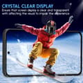 Miniatyrbild 3 av 7: 1-Pack Samsung S24 FE privacy Skärmskydd - Härdat Glas 9H - Super kvalitet 3D