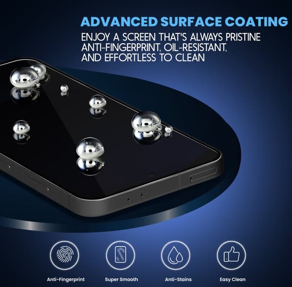 2-Pack Samsung S24 FE privacy Skärmskydd - Härdat Glas 9H - Super kvalitet 3D
