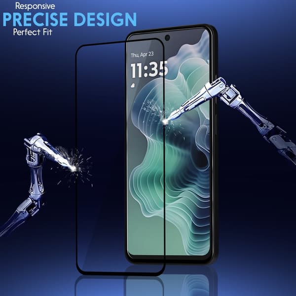 2-Pack Motorola G35 5G Skärmskydd - Härdat Glas 9H - Super kvalitet 3D