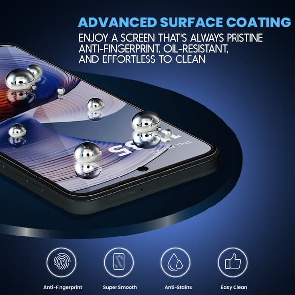 1-Pack Motorola G55 Skärmskydd - Härdat Glas 9H - Super kvalitet 3D