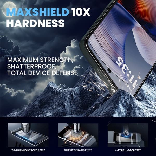 1-Pack Motorola G55 Skärmskydd - Härdat Glas 9H - Super kvalitet 3D