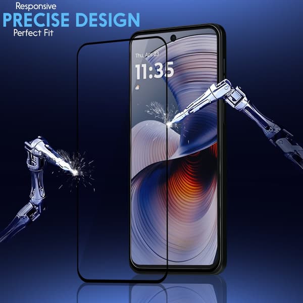 2-Pack Motorola G55 Skärmskydd - Härdat Glas 9H - Super kvalitet 3D