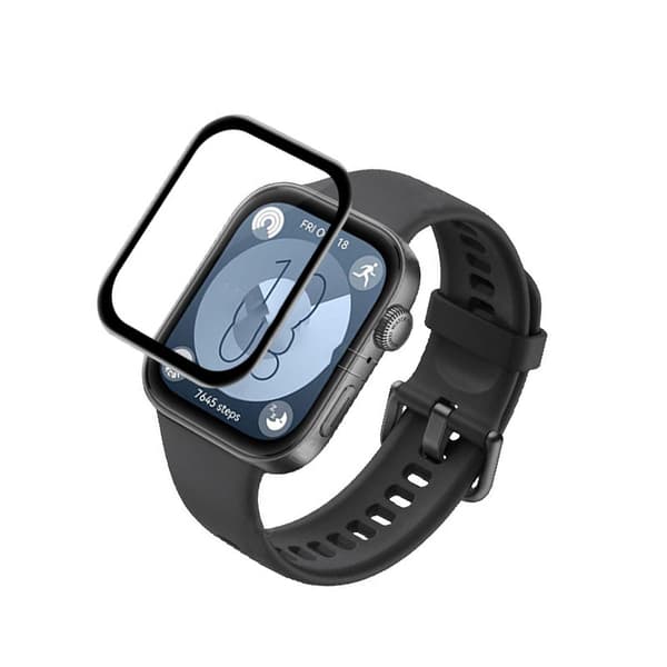 INF 2-Pack Huawei Watch Fit 3 skjermbeskytter, 3D buet myk film